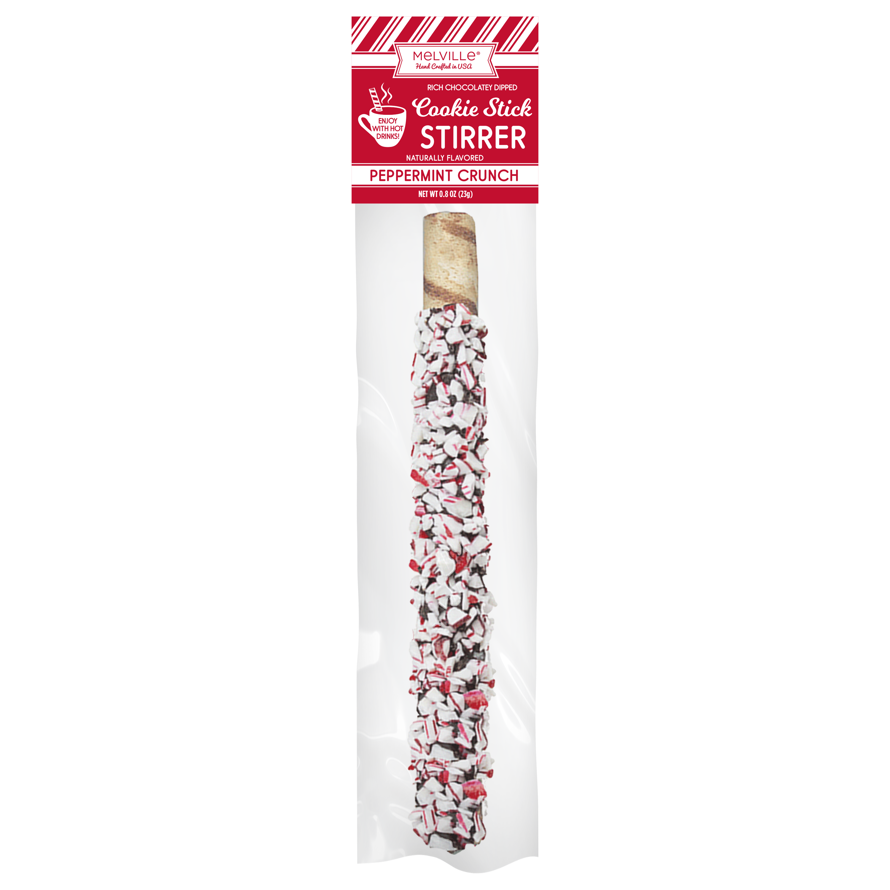  Melville Candy Melville Cocoa/Latte White Chocolatey  Peppermint Stirrers-10ct : Grocery & Gourmet Food