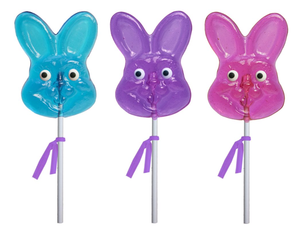 Chubby Bunny Lollipops - Assorted Colors – Melville Candy