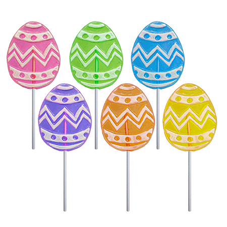 Frosted Egg Lollipops - Assorted