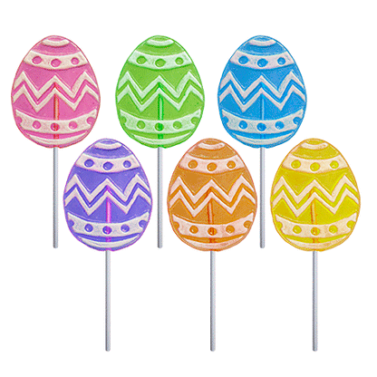 Frosted Egg Lollipops - Assorted