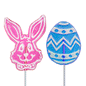Frosted Egg & Bunny Lollipops - Assorted