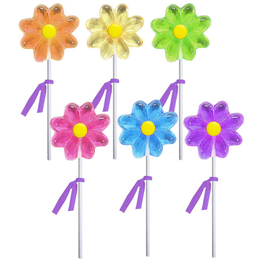 Mini Daisy Lollipops - Assorted (24ct)