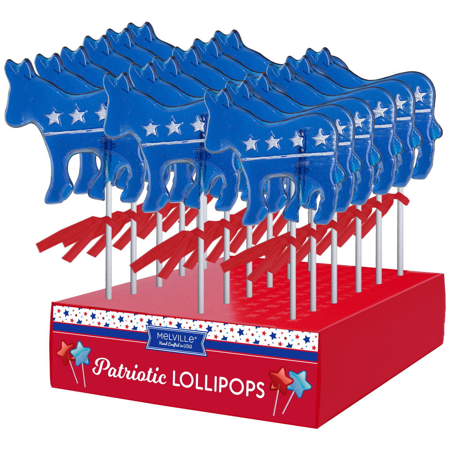 Political Donkey Lollipops
