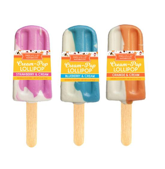 Cream-Pop Lollipops - Assorted (24ct)