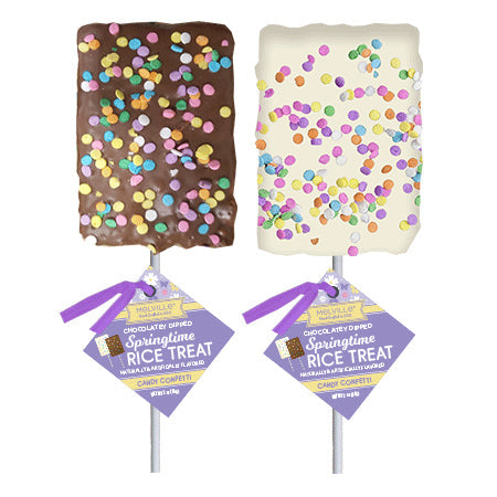 Pastel Confetti Rice Treat Pops - Assorted (18ct)