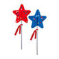 Patriotic Star Confetti Lollipops - Blue & Red (24ct)