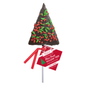 Dark Chocolatey Holiday Confetti Tree Rice Treat Pops