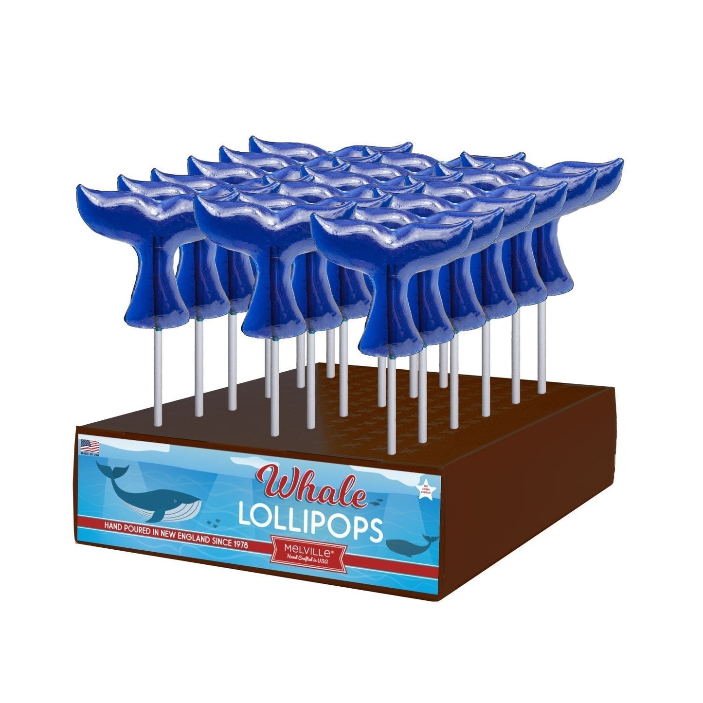 Whale Tail Lollipops