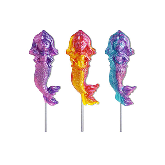 Glitter Swirl Mermaid Lollipops (12 ct)