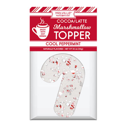 Peppermint Candy Cane Marshmallow Toppers (18ct)