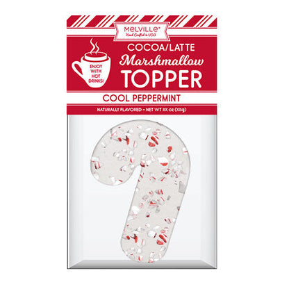 Peppermint Candy Cane Marshmallow Toppers (18ct)