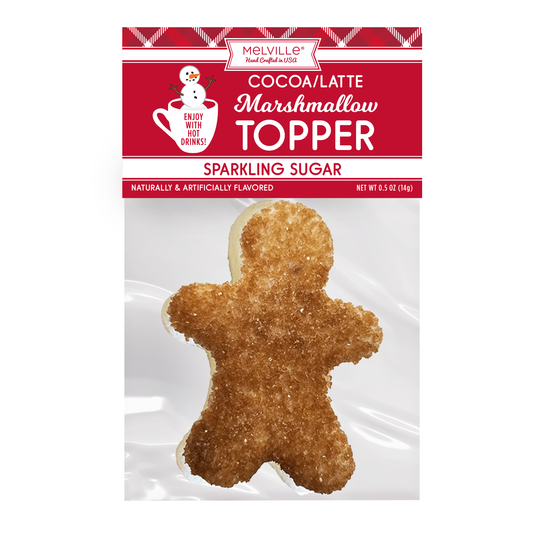 Gingerbread Man Marshmallow Toppers