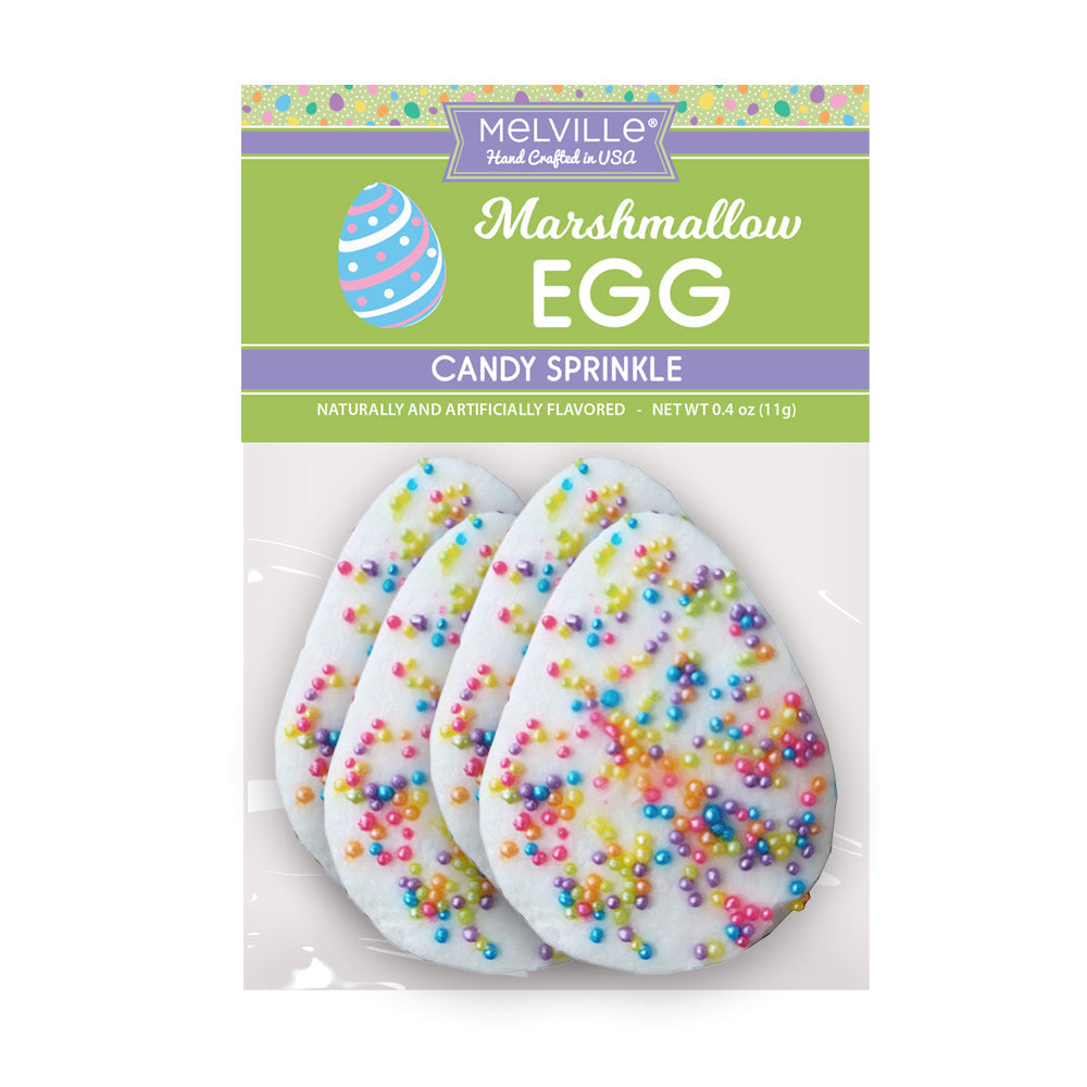 Neon Nonpareils Egg Marshmallow Toppers