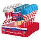 Patriotic Ice Cream Lollipops - Assorted
