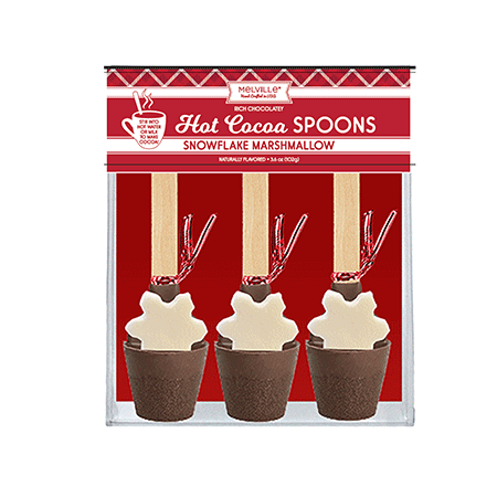Snowflake Marshmallow Hot Cocoa Maker Spoons