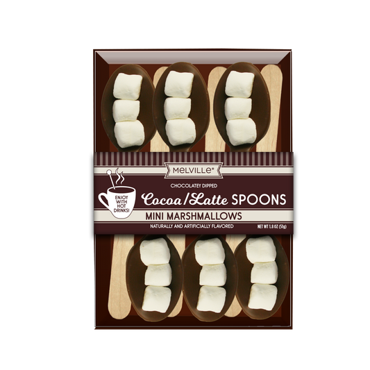 Mini Marshmallow Milk Chocolatey Dipped Spoons