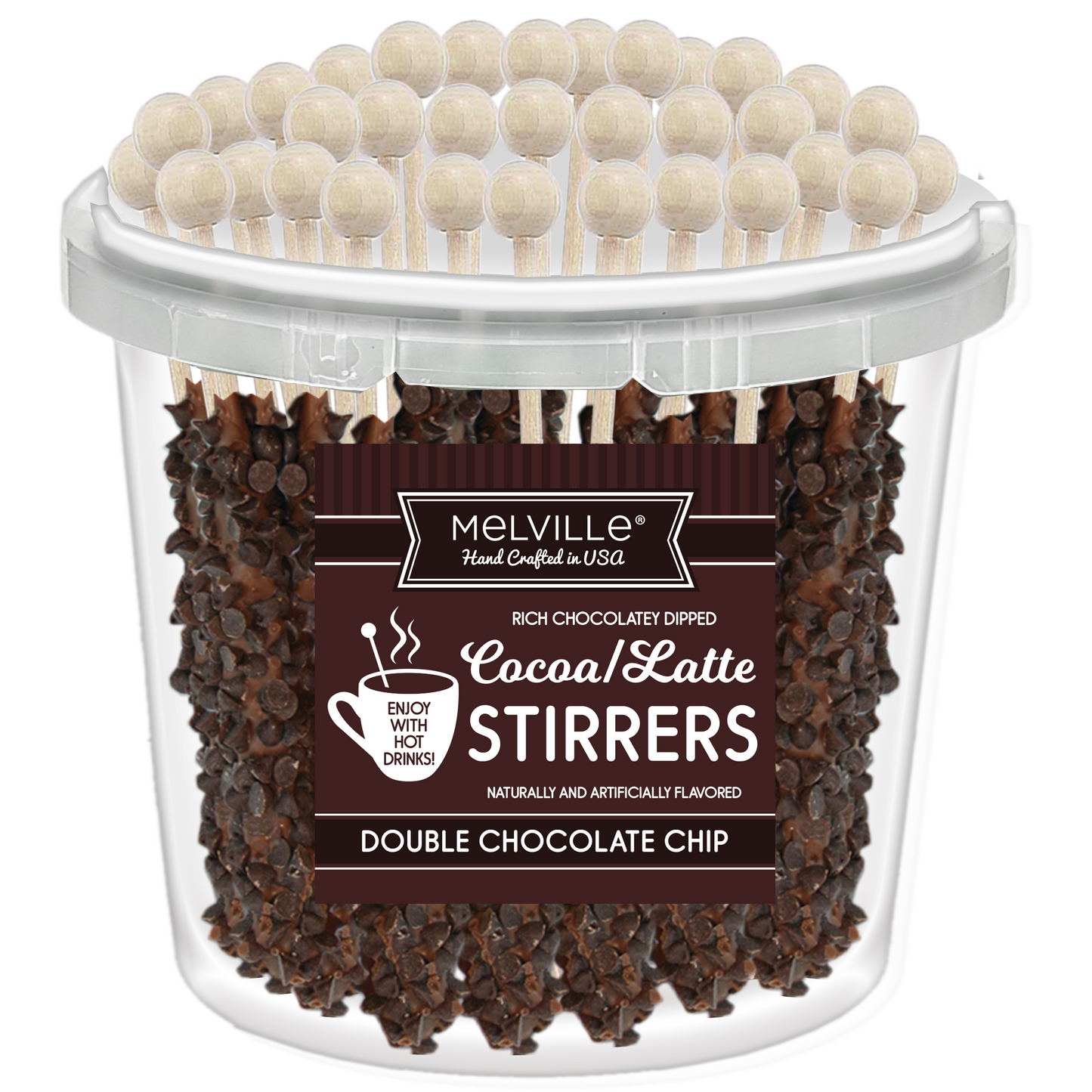 Double Chocolate Chip Stirrers