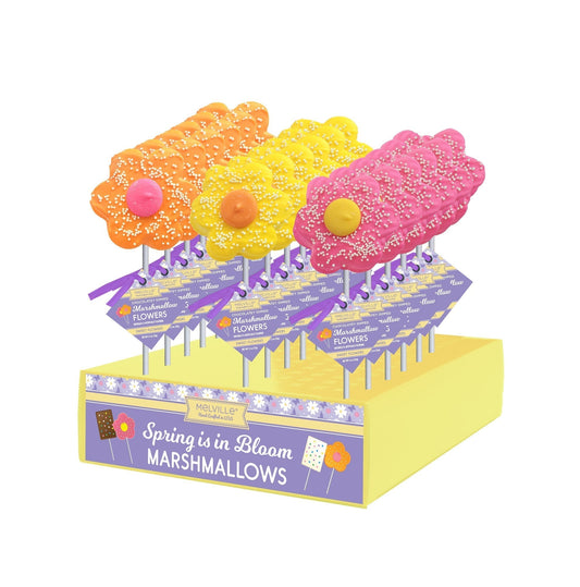 Flower Marshmallow Pops - Assorted