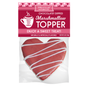 Red Velvet Heart Marshmallow Toppers