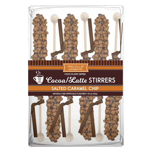 Salted Caramel Dark Chocolatey Stirrers
