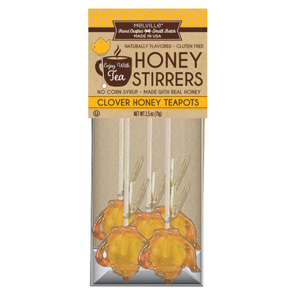 Teapot Clover Honey Stirrers