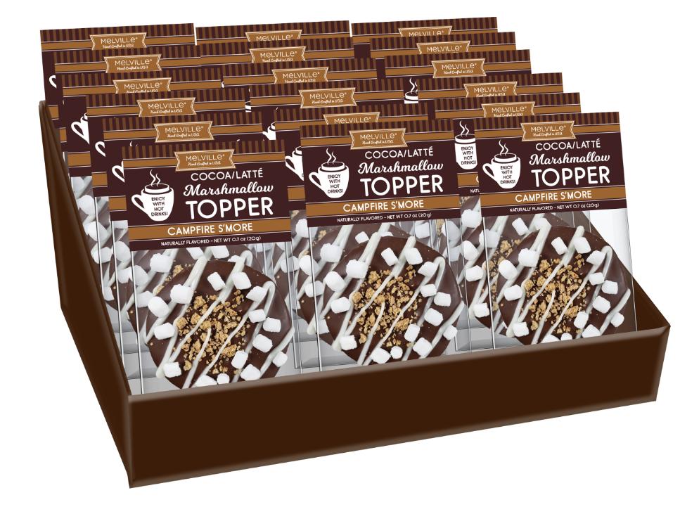 Campfire S'more Marshmallow Toppers