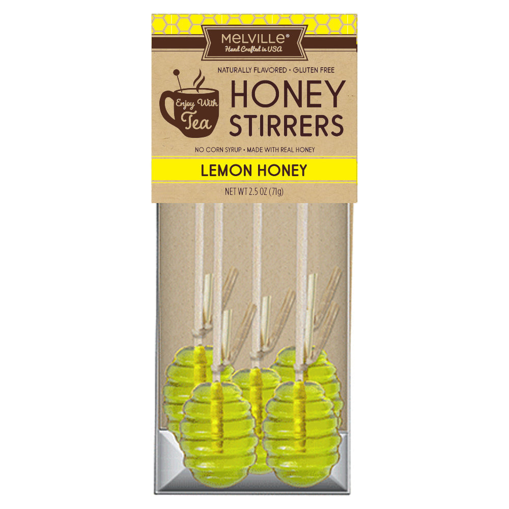 Lemon Honey Dipper Stirrers (12ct)