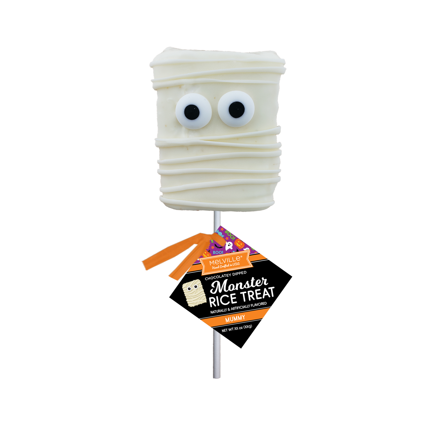 Rice Cereal Treat Pops - Mummy