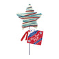Patriotic Star Drizzle Rice Treat Pops (18ct)