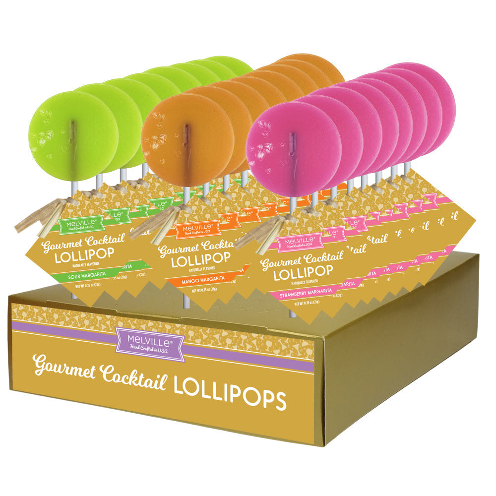 Gourmet Cocktail Lollipops - Margarita Assortment by Melville Candy Company