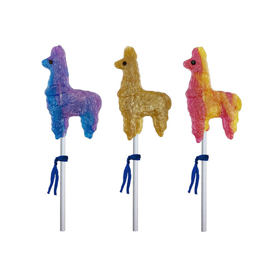 Glitter Llama Lollipops - Assorted (24ct)