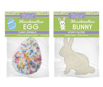 Egg & Bunny Nonpareils Marshmallow Toppers (18ct)