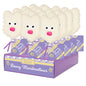Bunny Marshmallow Pops, White Chocolatey Dipped with White Sprinkles