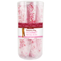 White Chocolatey Coated Pretzel Rods - Heart Confetti