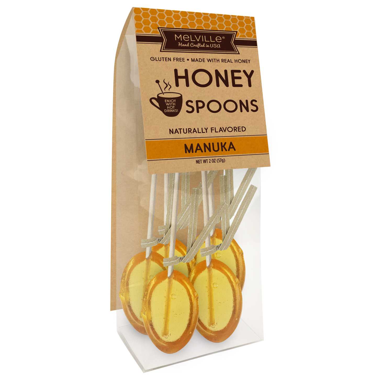 Honey Spoons - 5ct Gusset Bag