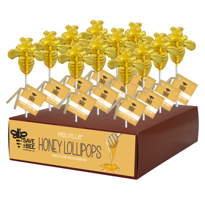 "Save The Bee" Honey Lollipops (12 ct)