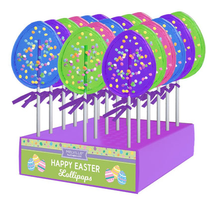 Confetti Egg Lollipops - Assorted