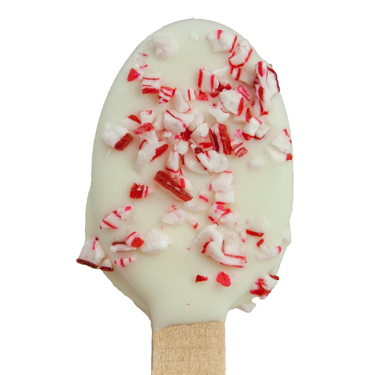 Peppermint White Chocolatey Dipped Spoons