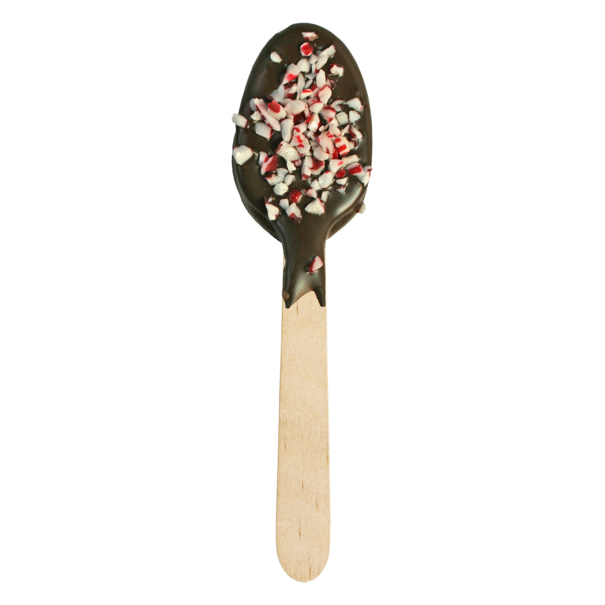 Peppermint Dark Chocolatey Dipped Spoons
