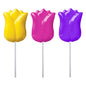 Tulip Flower Lollipops - Assorted (24ct)