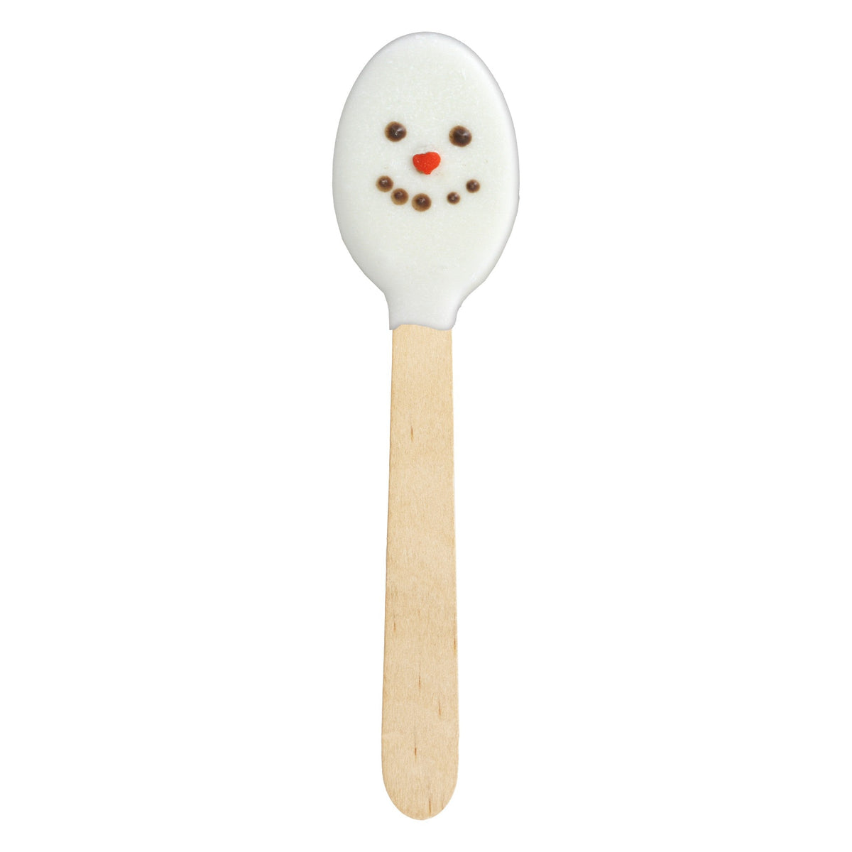 Snowman Face White Chocolatey Spoons (30ct)