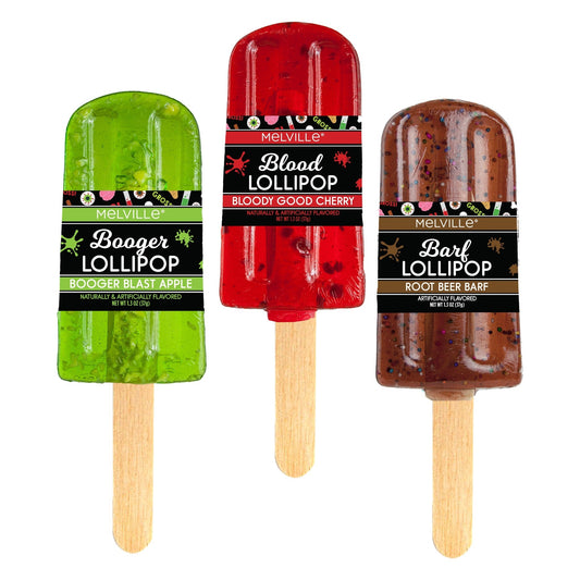 Gross Out Halloween Lollipops - Assorted (24ct)