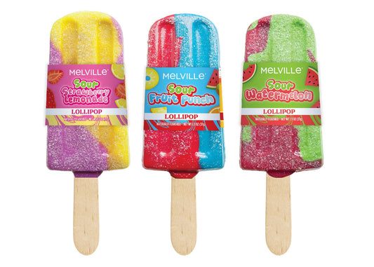 Sour Pop Lollipops - Assorted (24ct)