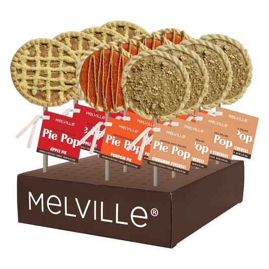 Fall Flavored Pie Pops - Apple, Pumpkin Spice, Cinnamon Streusel (12ct)