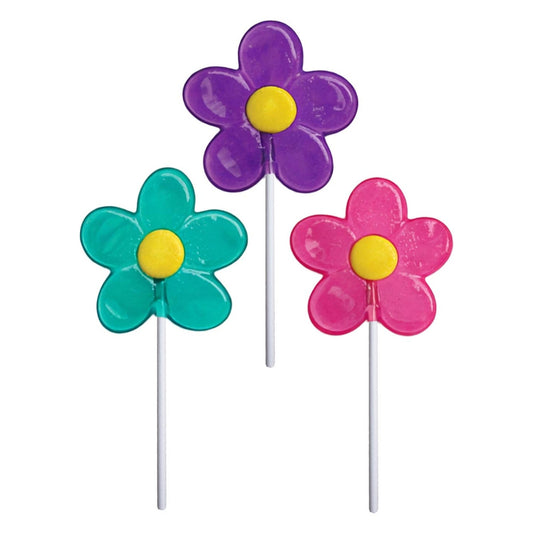 Spring Daisy Lollipops - Assorted (24ct)