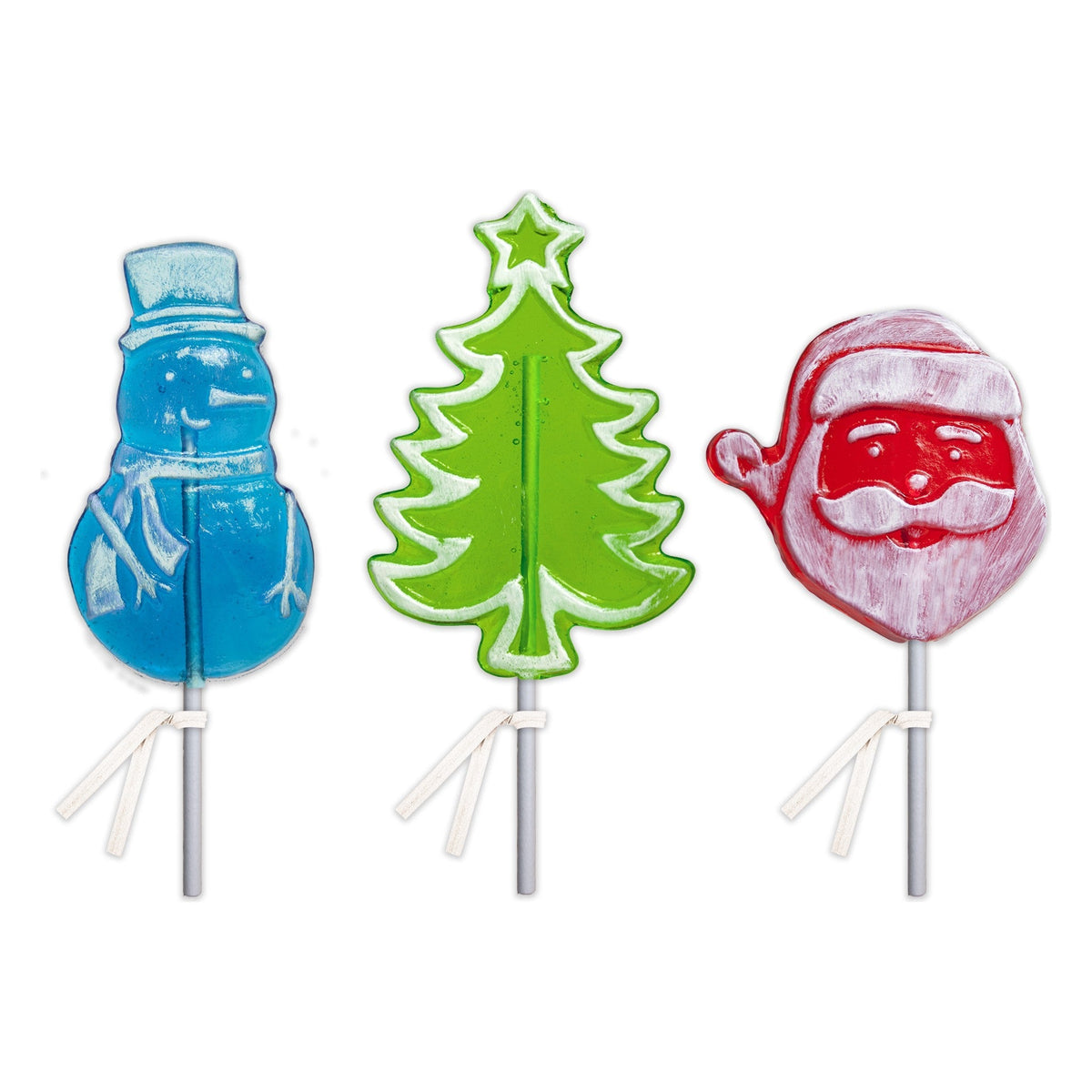 Frosted Holiday Lollipops - Assorted (24ct)