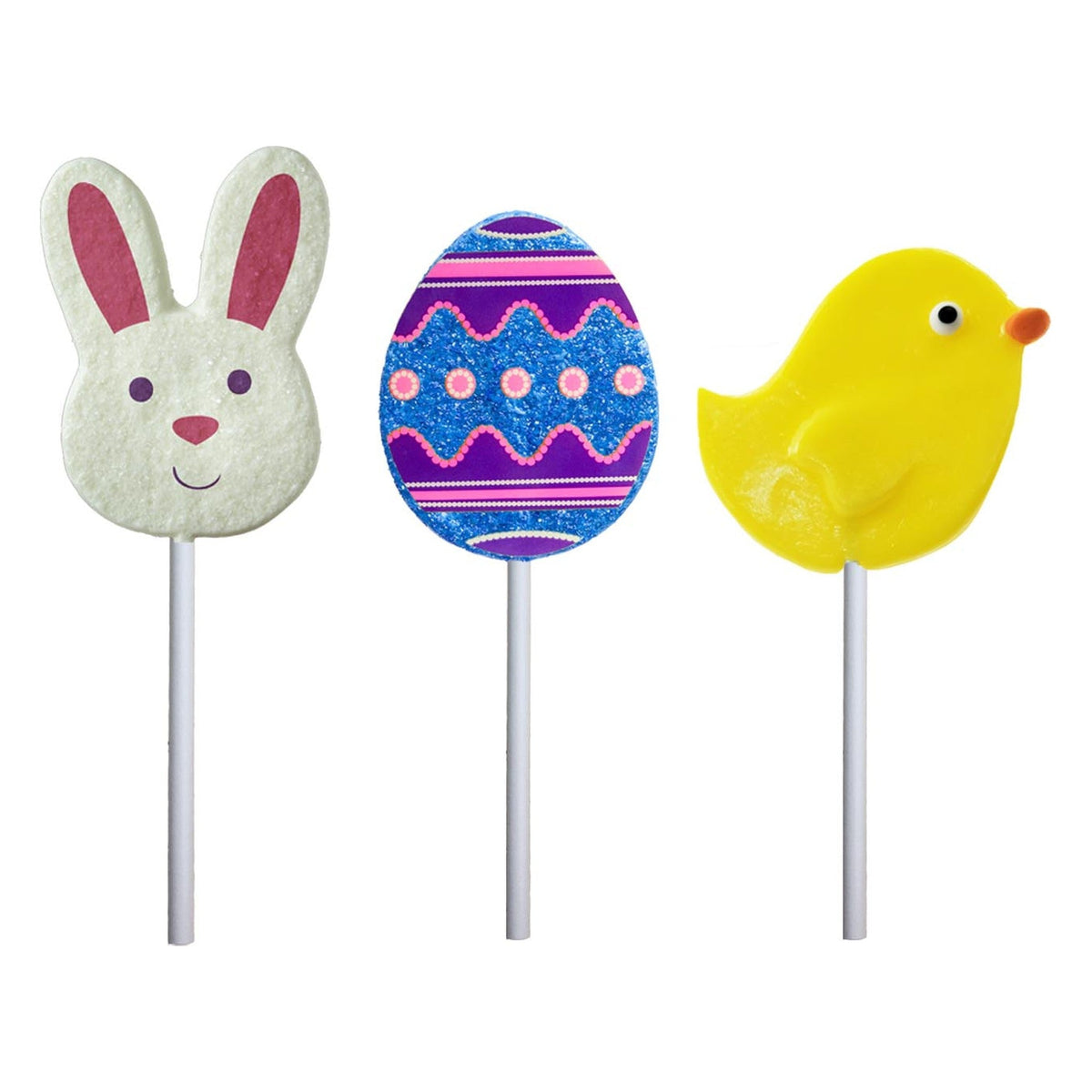 Fancy Easter Lollipops - Assorted (24ct)