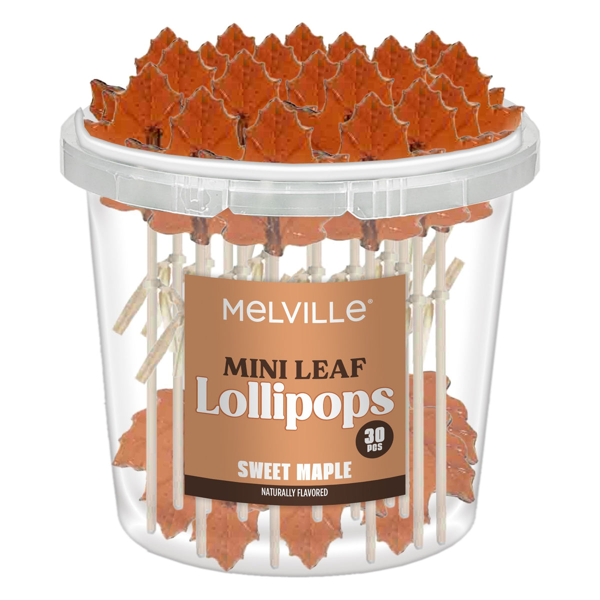 Mini Maple Leaf Lollipops (30ct)