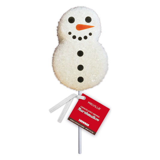 Sugar Crystal Snowman Marshmallow Pops (18ct)