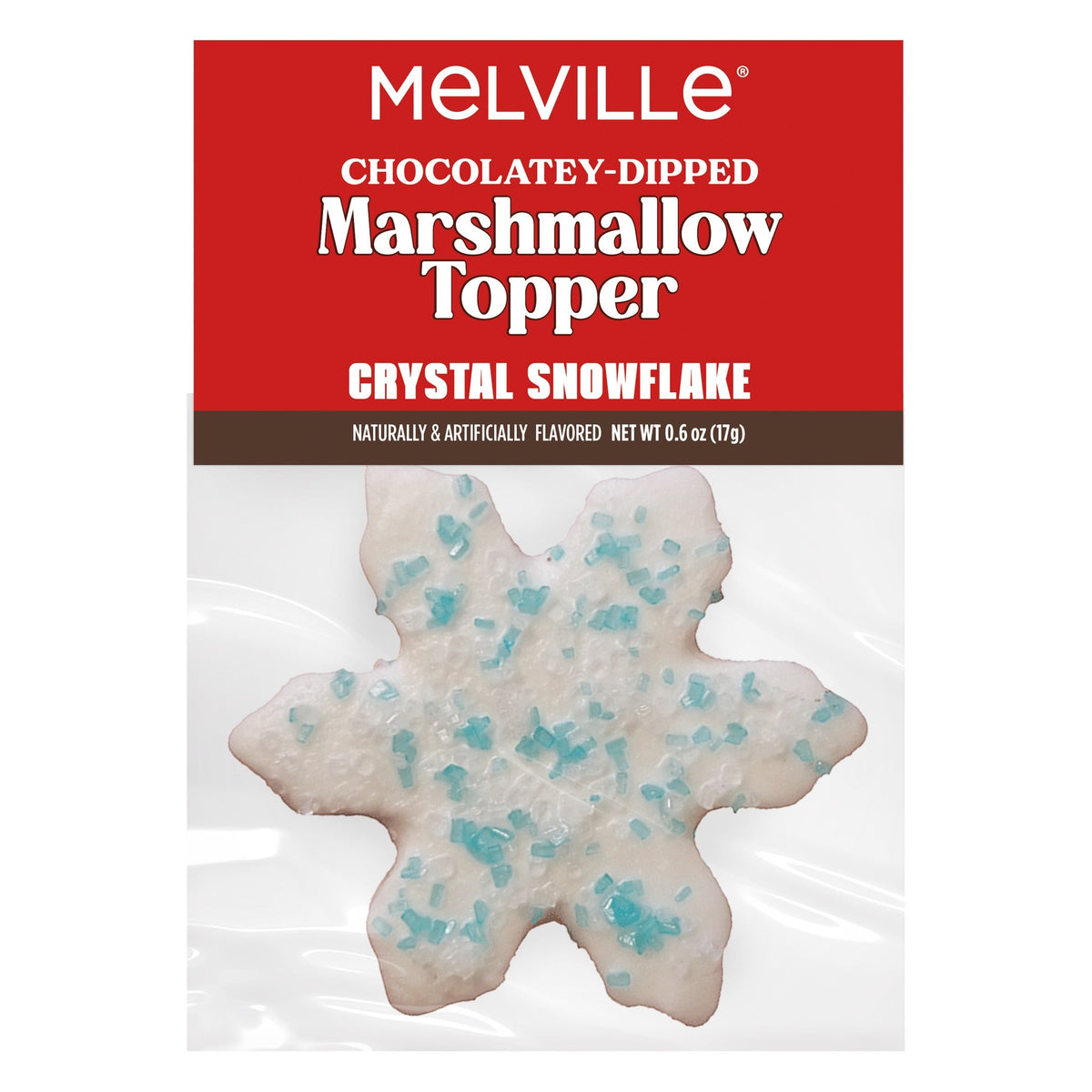 Blue Crystal Sugar Marshmallow Toppers